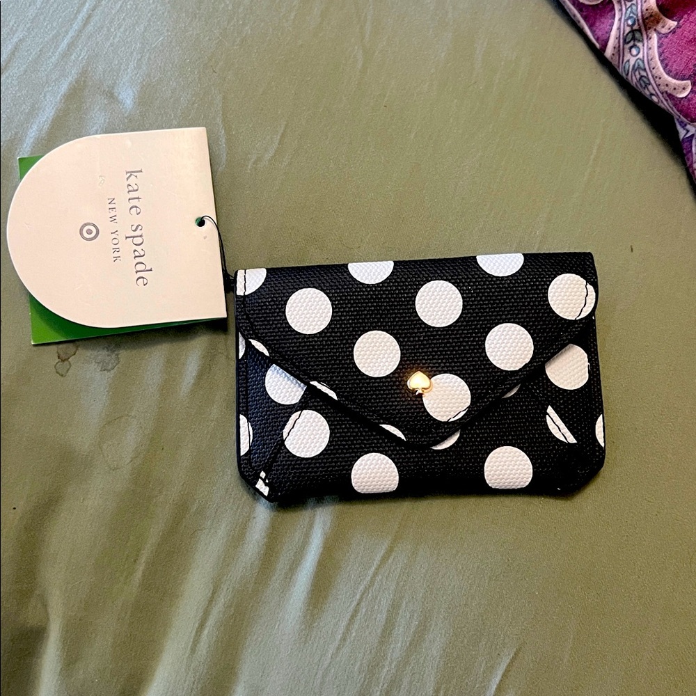 NWT kate spade new york x Target Polka Dot Envelope Card Case